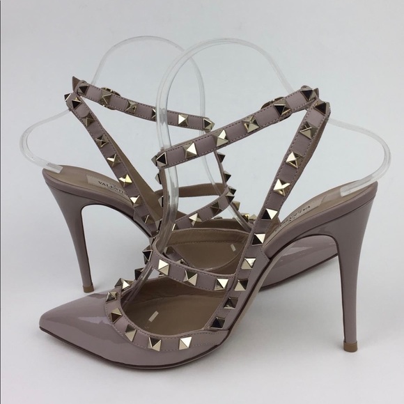 Valentino Shoes - VALENTINO GARAVANI Rockstud T-Strap Pump sz 8
